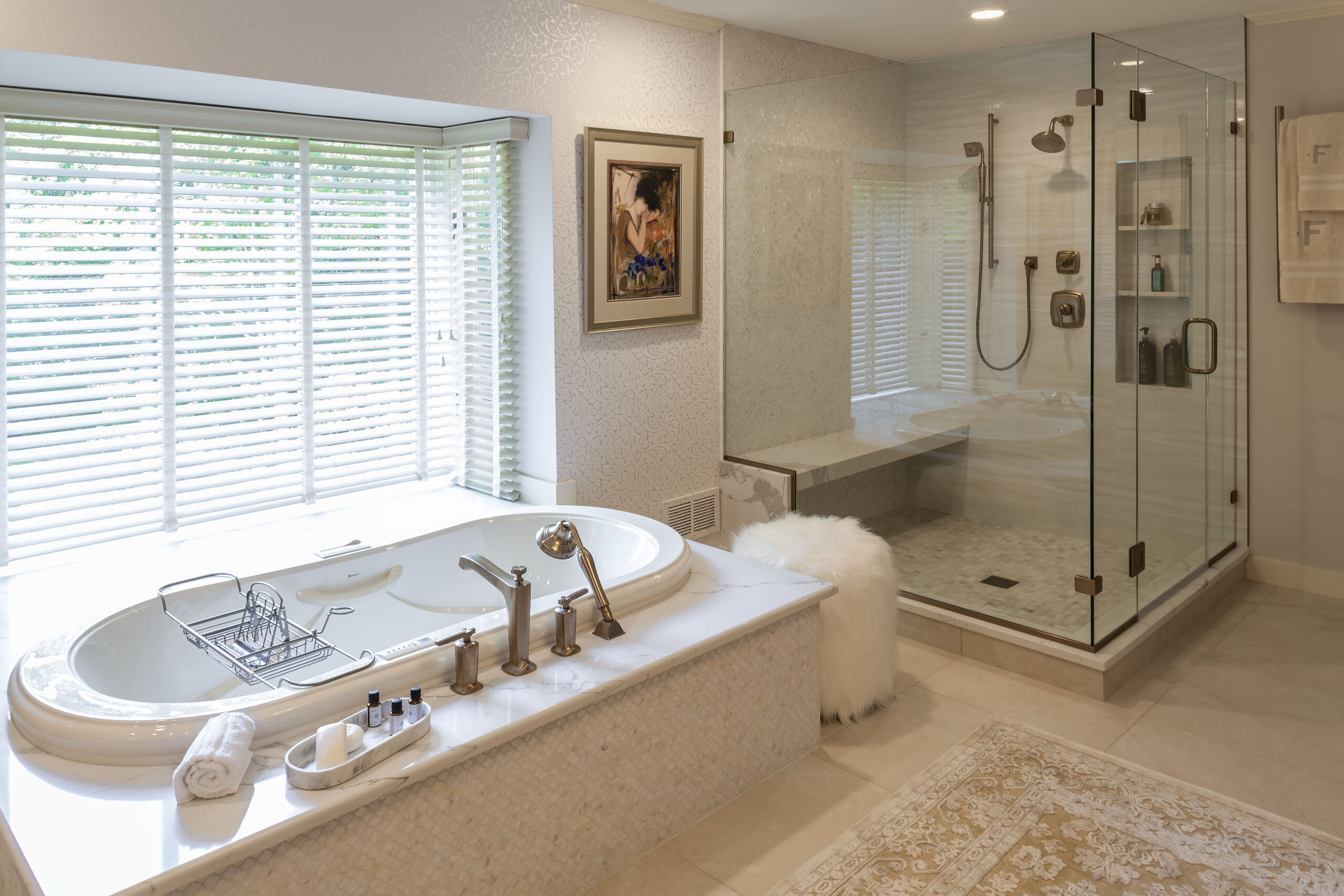 luxury bathrooms, walk in showers, soaking tubs, ofuro tub, lighted mirrors and accessories