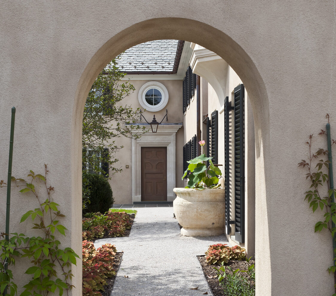 Owings Bros Archway over sidewalk