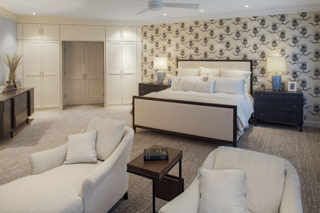 monochromatic bedroom theme for restful sleep
